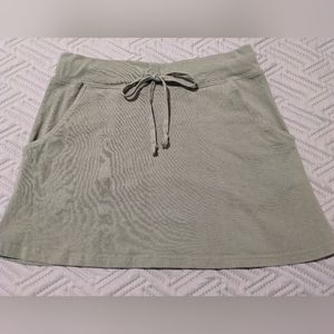 Sage green cotton skirt, Brandy Melville.